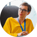 Portrait von Dr.in DIin Gabriele Tatzberger als Gastrednerin bei message.TALKS über Startup-Citys